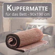 Kupfermatte fürs Bett